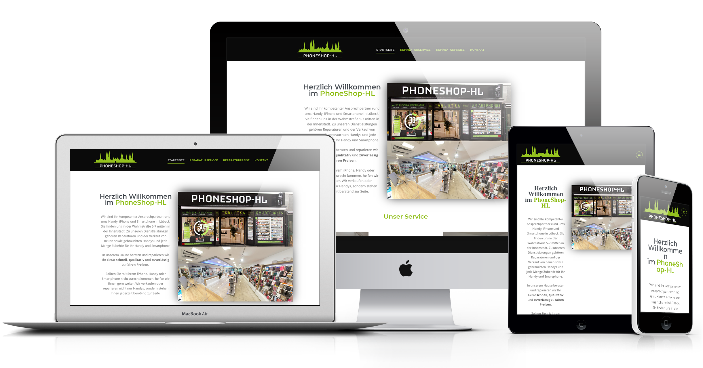 Portfolio - Webdesign | PhoneShop HL