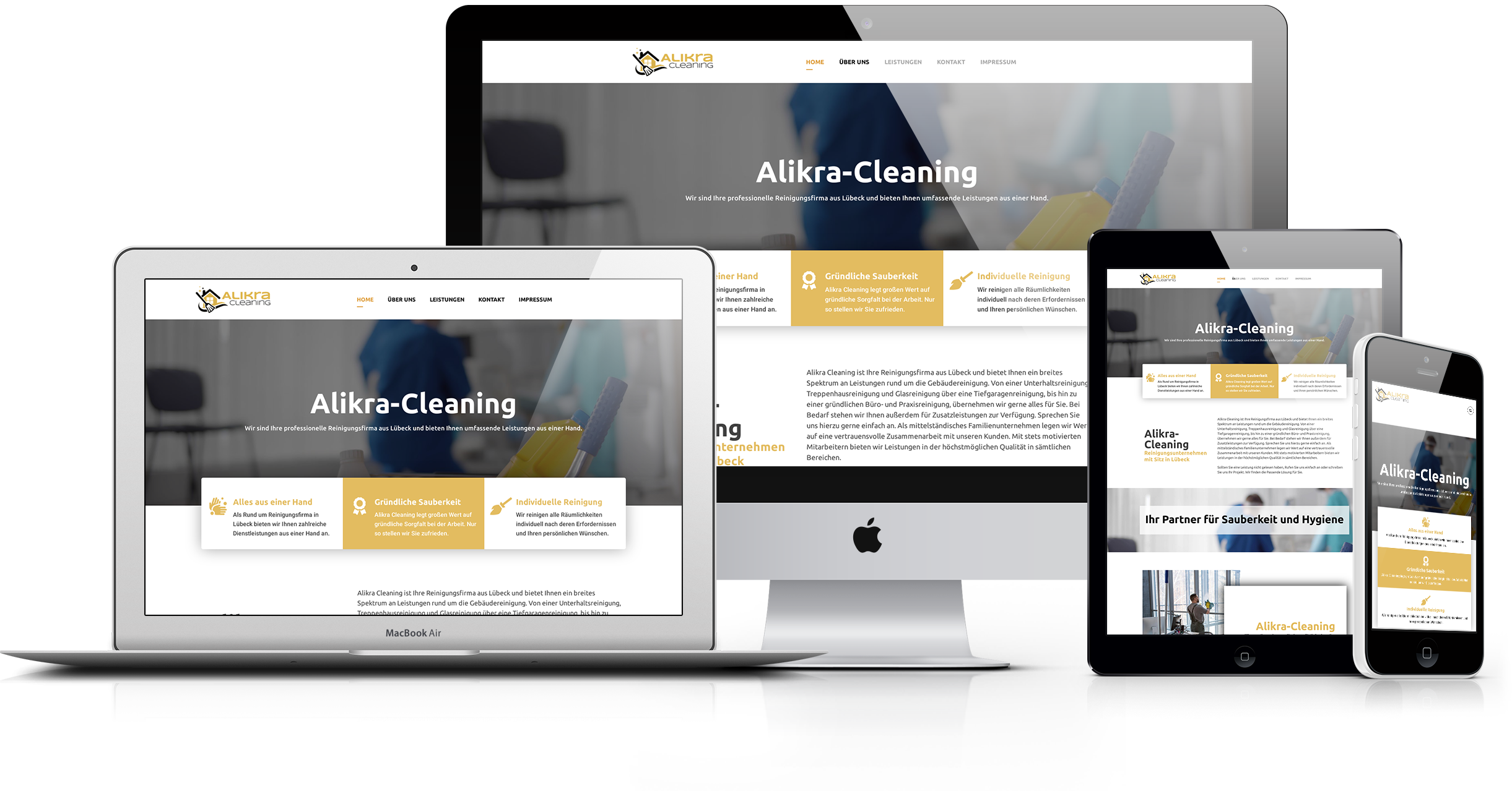 Portfolio - Webdesign | Alikra Cleaning